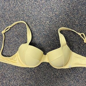 Victoria Secret Pink Yellow Swim Top